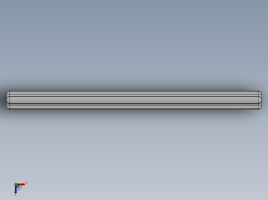 乐高机械组车桥-3707 White Technic Axle 8俯视图