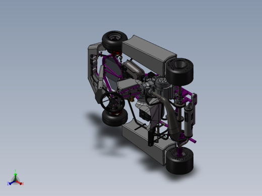 Go-Kart卡丁车正等轴测缩略图