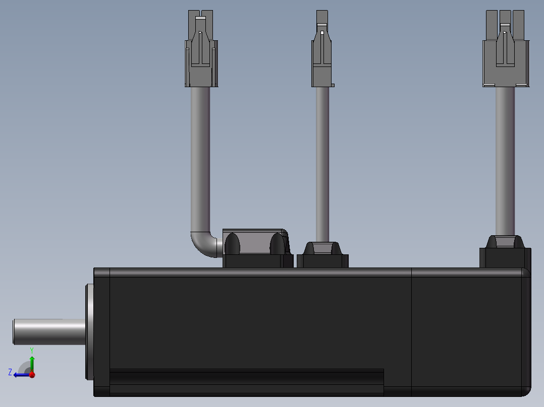 伺服电机 汇川 ISMH1-10B30CB-U132Z右视图