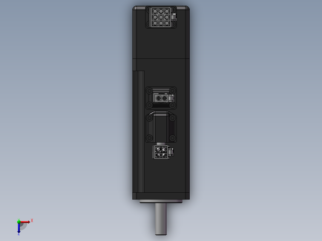 伺服电机 汇川 ISMH1-10B30CB-U132Z俯视图