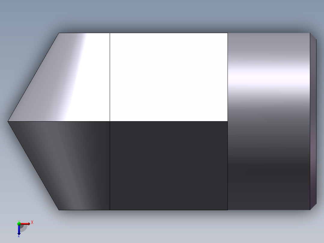 弯接头-W、1D9-36俯视图