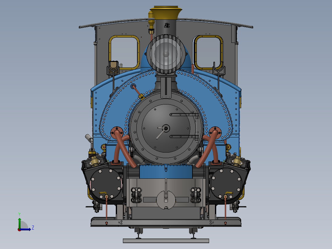 火车、动车、高铁(53)左视图