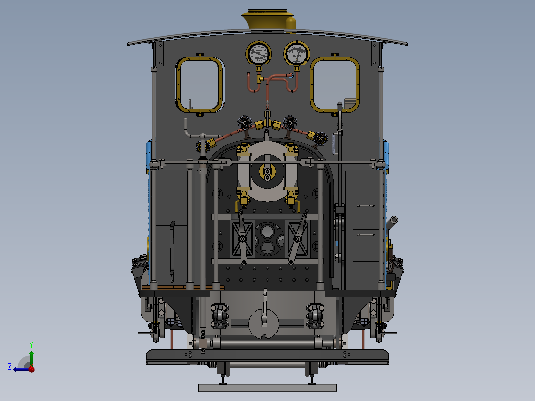 火车、动车、高铁(53)右视图