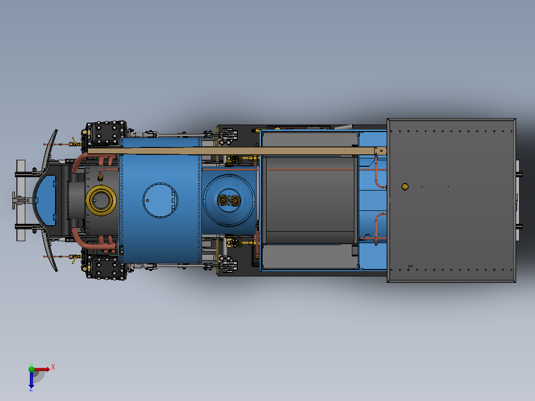火车、动车、高铁(53)俯视图