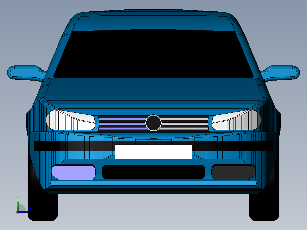 大众suv汽车 sw21左视图