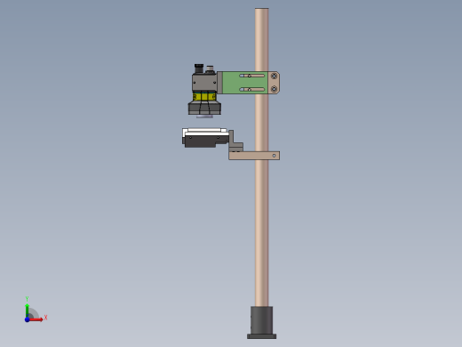 CCD工业摄像机固定机构前视缩略图