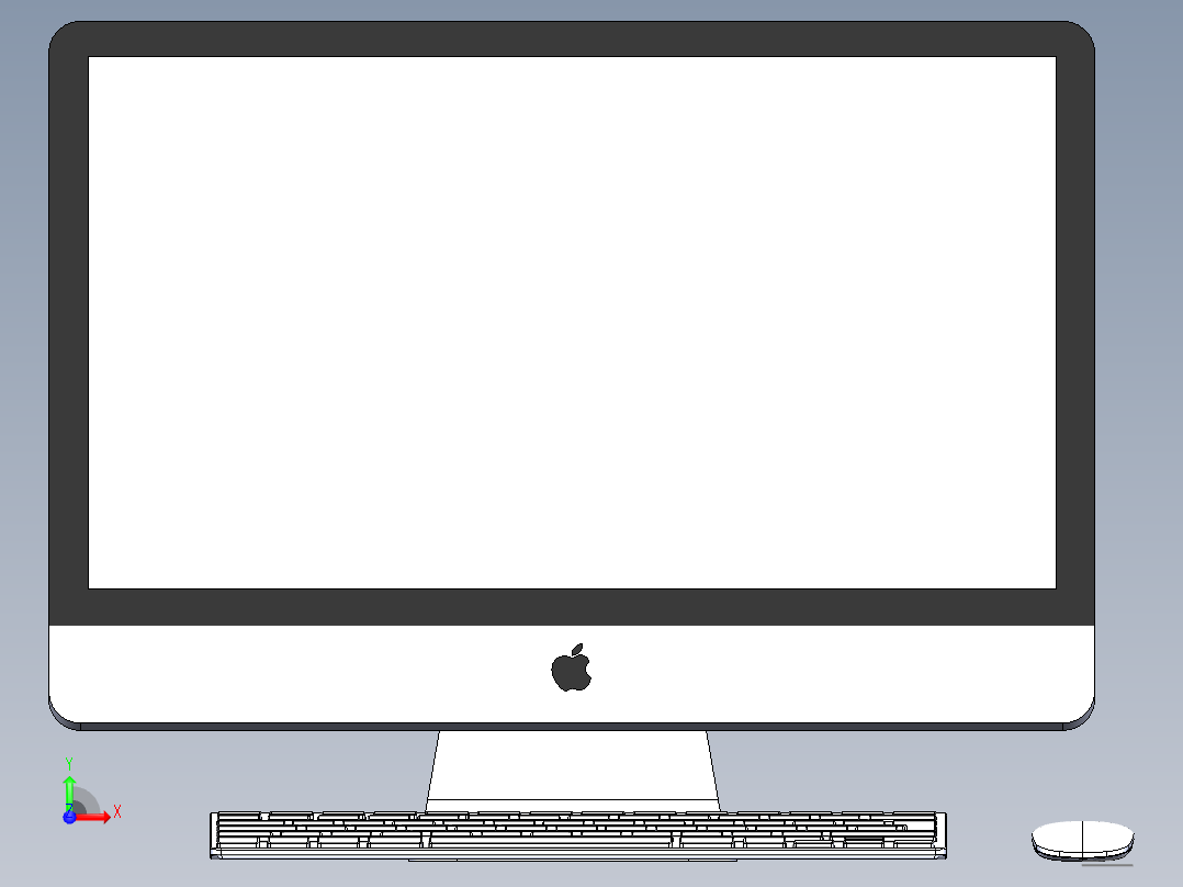 显示器、显示屏(34)前视图
