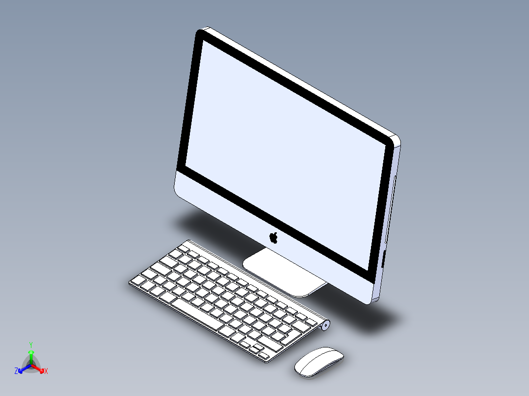 显示器、显示屏(34)正等轴测图