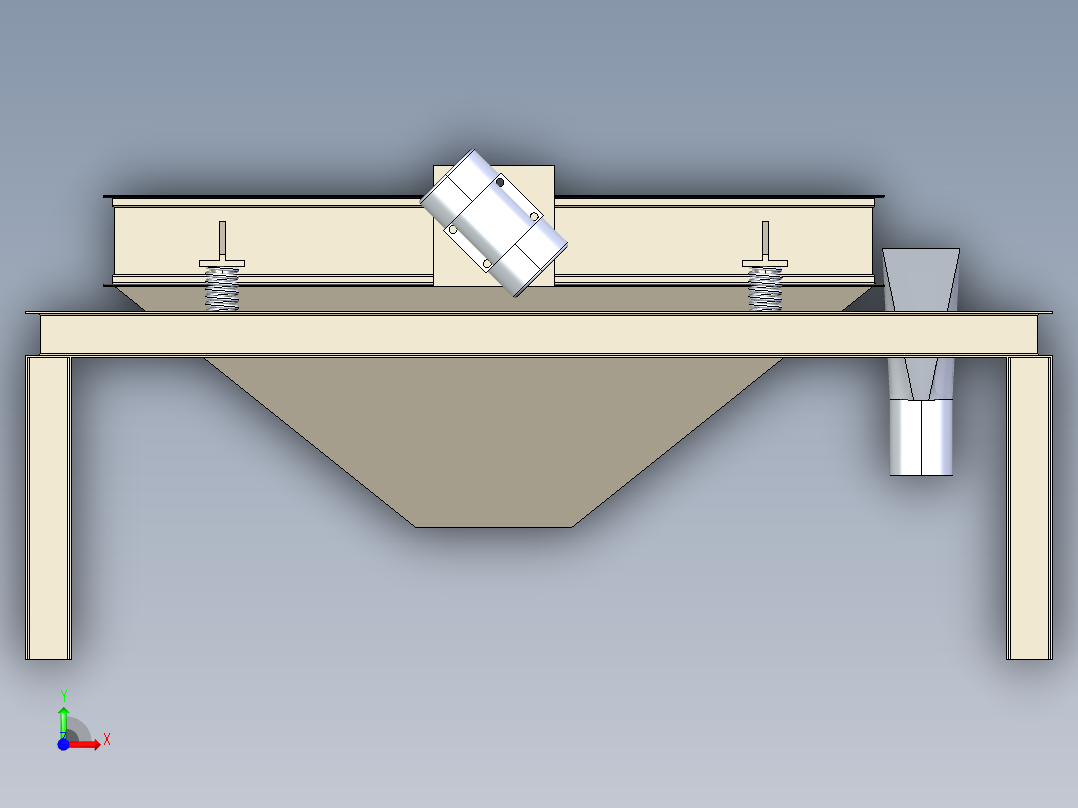 B3003871-振动筛前视图