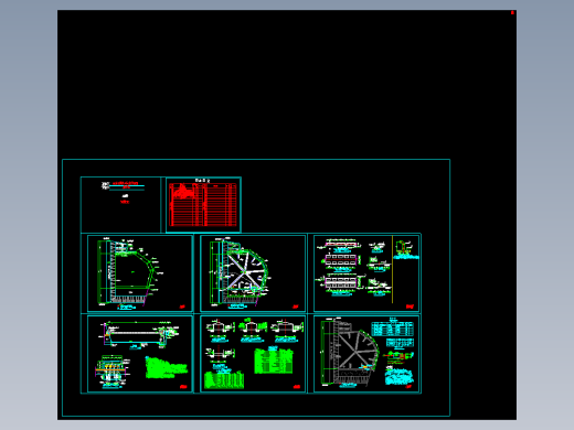 渗滤液调节池设计图纸--1524160--35