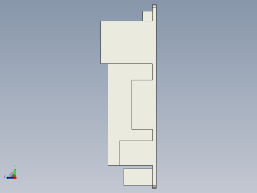 Odroid N2L - 基本尺寸和端口右视缩略图