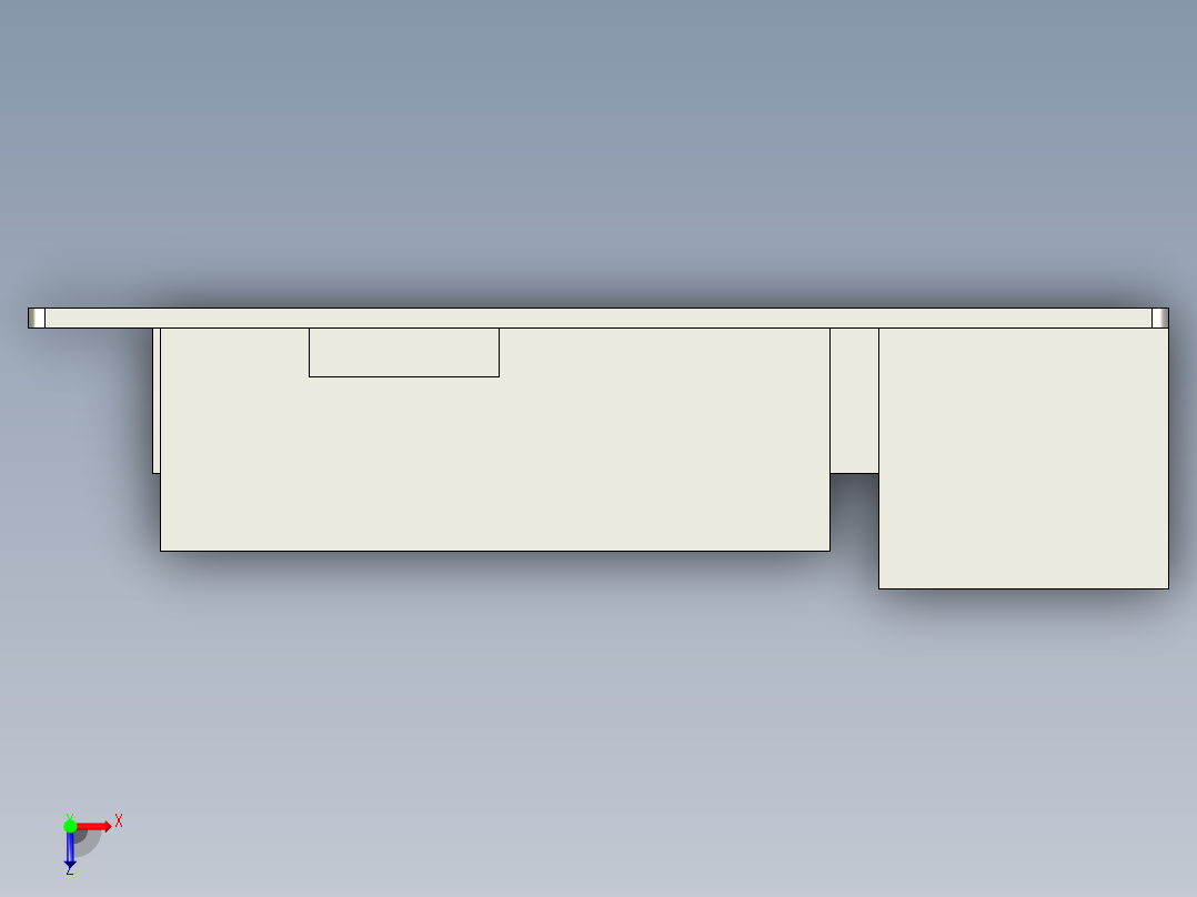 Odroid N2L - 基本尺寸和端口俯视图
