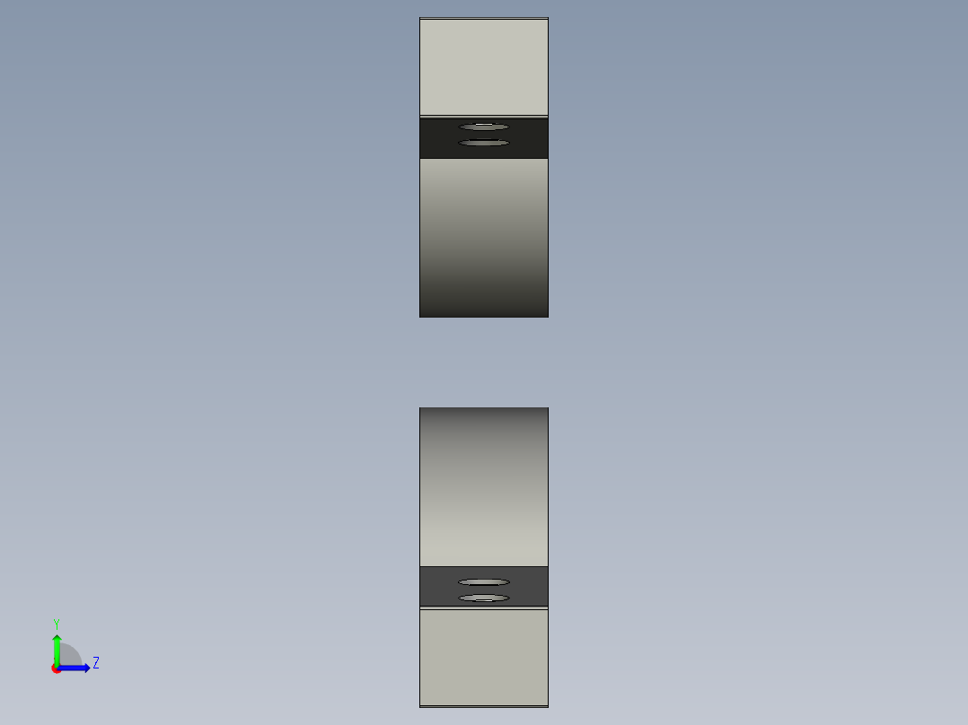 气缸HFR20_NC_+_CMSH-2_左视图