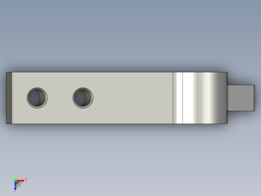 气缸HFR20_NC_+_CMSH-2_俯视图