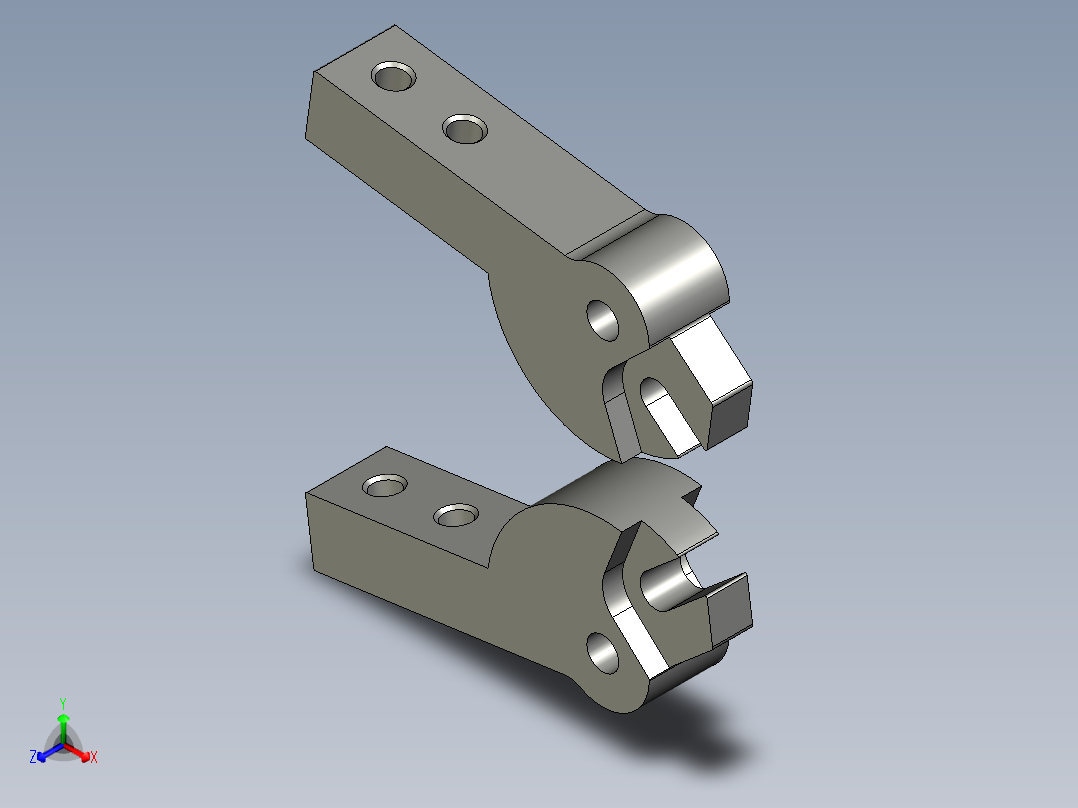 气缸HFR20_NC_+_CMSH-2_正等轴测图