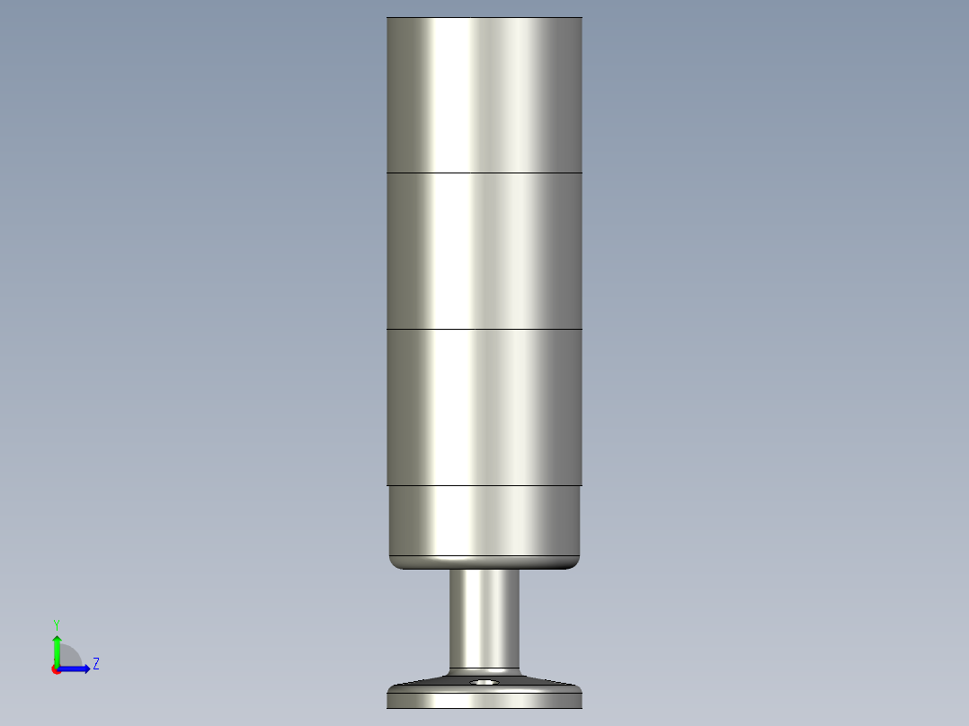 三色灯塔-020036左视图