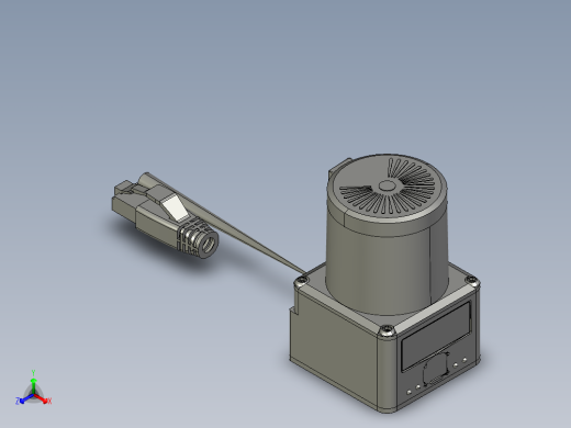 避障激光传感器SE-0535正等轴测缩略图