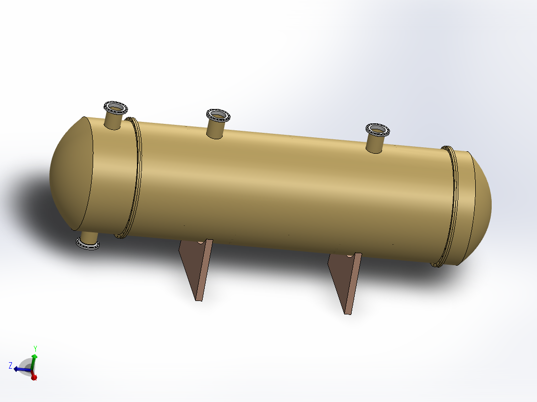 管壳式换热器主视图