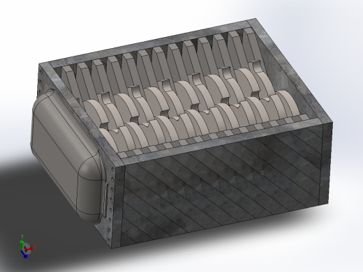 碎纸机零件装配图shredder-15833-模型格式为 sw