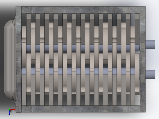 碎纸机零件装配图shredder-15833-模型格式为 sw俯视缩略图