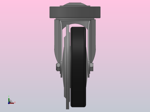 Z06-07-125-401G电梯轮[Z06-07-125-401G]脚轮前视缩略图