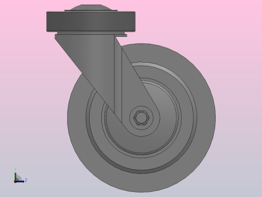 Z06-07-125-401G电梯轮[Z06-07-125-401G]脚轮左视缩略图