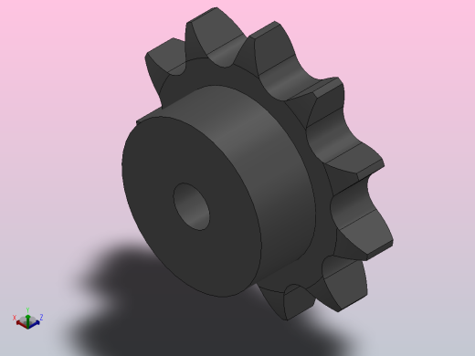 直孔链轮16B型_11-16B-1