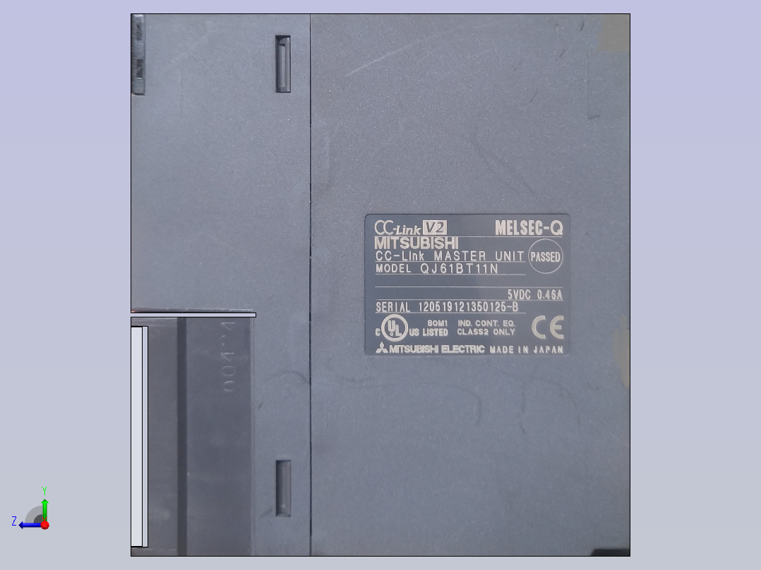 A0004860-QJ61BT11N CC-LINK产品类型 CC-Link远程IO模块右视图