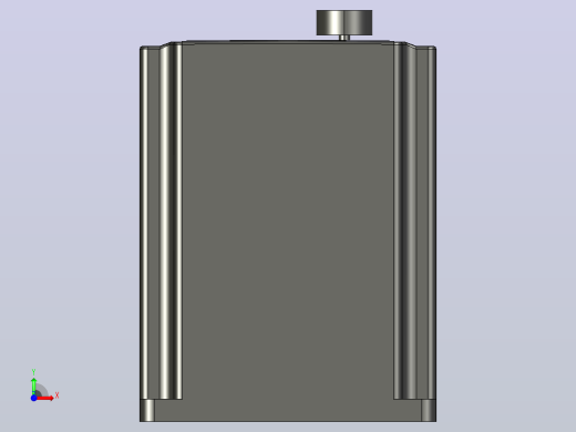 变频器的简化3d模型VFD YL620 2.2 kw前视缩略图