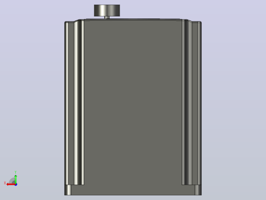 变频器的简化3d模型VFD YL620 2.2 kw后视缩略图