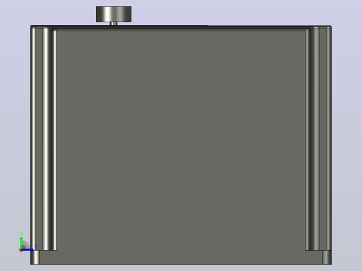 变频器的简化3d模型VFD YL620 2.2 kw左视缩略图
