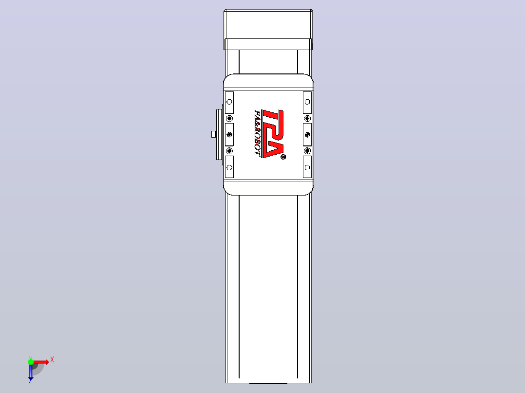 滚珠丝杠直线轴带导轨全封闭TPA-HCR-85D-1610C-L150-MP-C-P20-N3俯视图