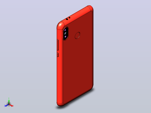 小米note 5 pro 11手机正等轴测缩略图