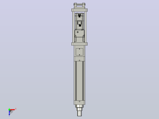 轻载电动缸TPA-ESR80-2510C-L200-M-CB-W-P75-JX-C3俯视缩略图