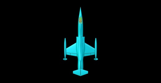 F-104战机实体组装模型缩略图