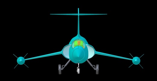 F-104战机实体组装模型缩略图