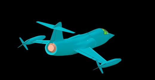 F-104战机实体组装模型缩略图