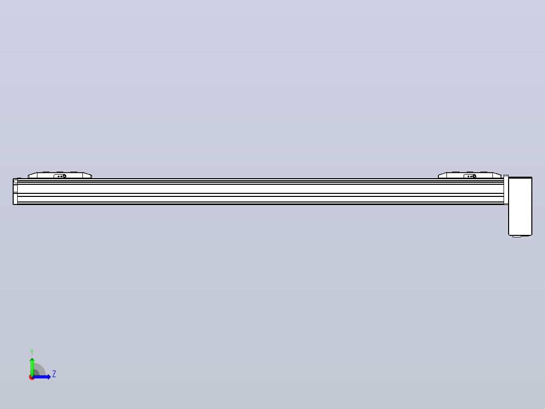 皮带直线轴双滑块型TPA-GCBS-50-P42-L300-LP-M10-N3左视图