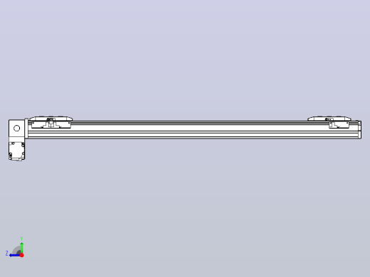 皮带直线轴双滑块型TPA-GCBS-50-P42-L300-LP-M10-N3右视缩略图