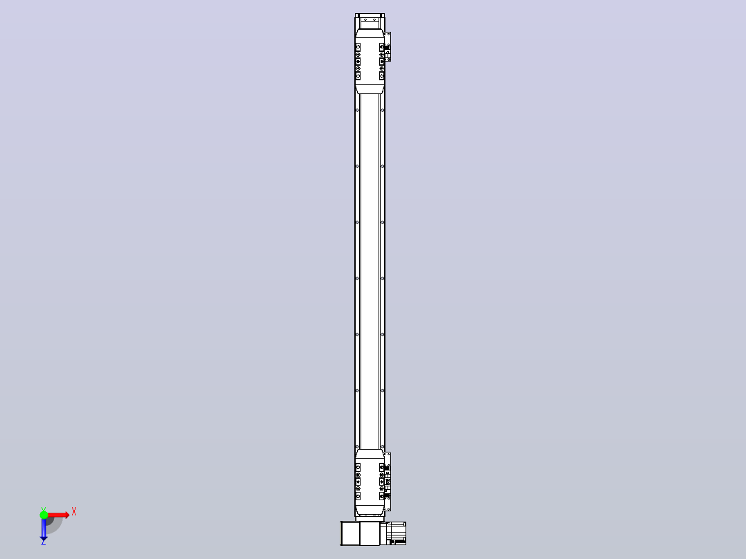 皮带直线轴双滑块型TPA-GCBS-50-P42-L300-LP-M10-N3俯视图