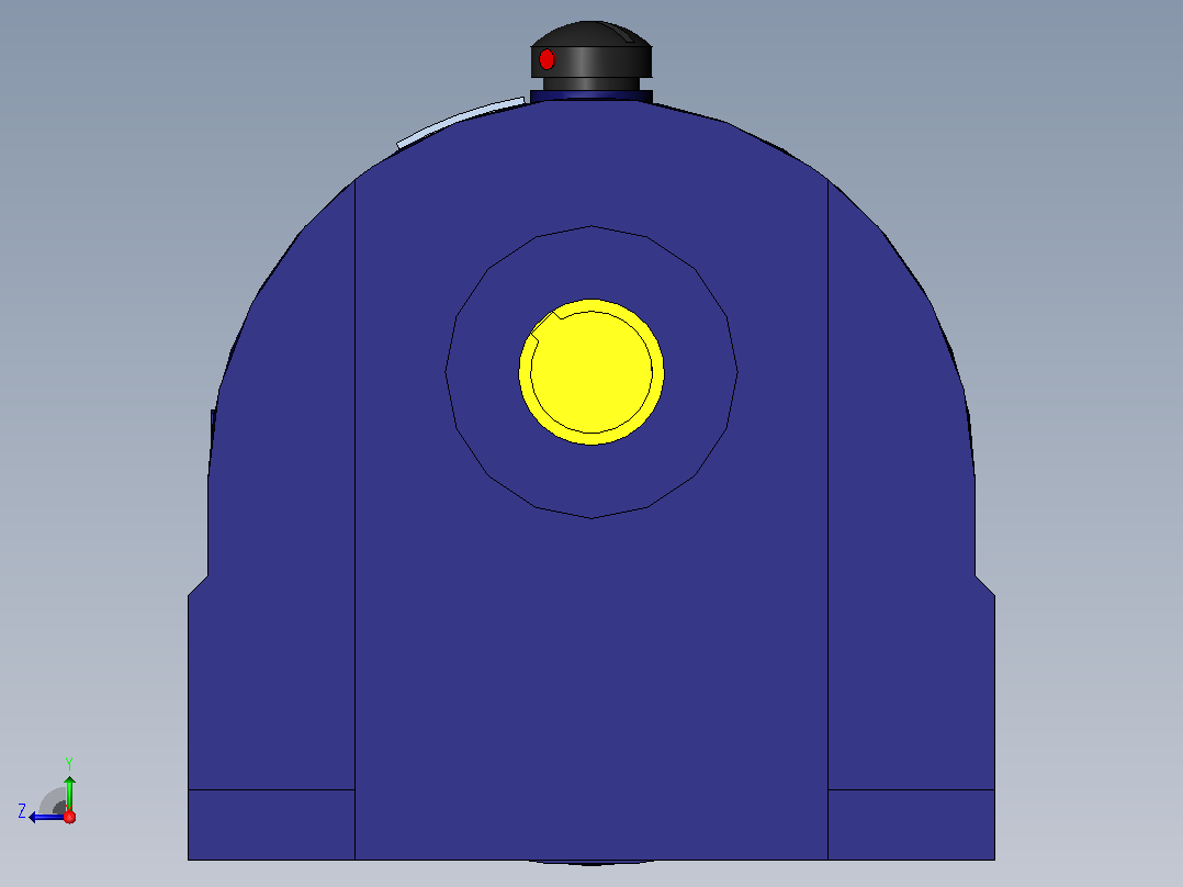 GH13-750W40型电机右视图