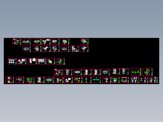 玻璃幕墙、铝塑板幕墙、地弹门铝合金窗玻璃橱窗节点详图CAD图