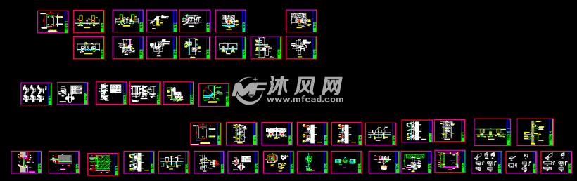 玻璃幕墙、铝塑板幕墙、地弹门铝合金窗玻璃橱窗节点详图CAD图