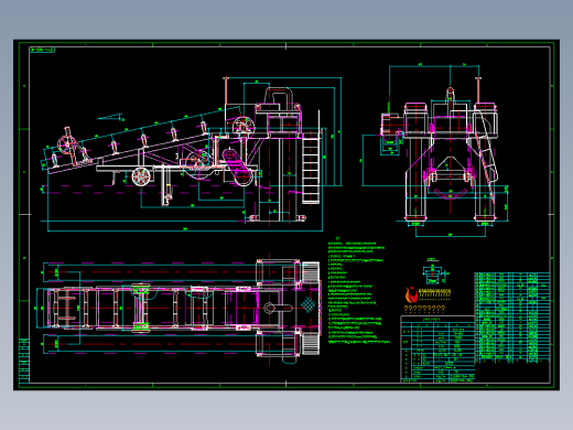 除尘式重型卸矿车详图