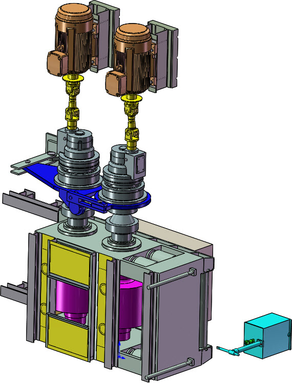 高压辊磨机辊破碎机