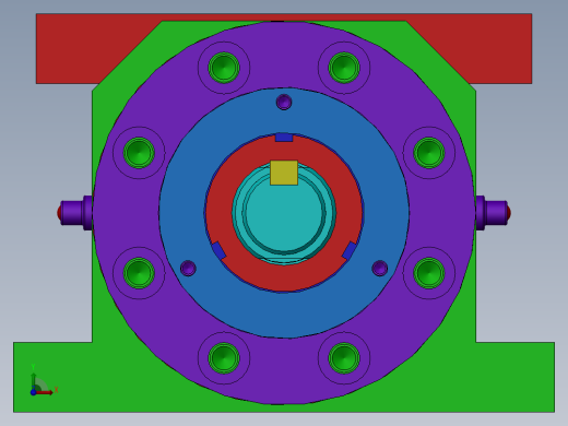 丝杠传动组件前视缩略图