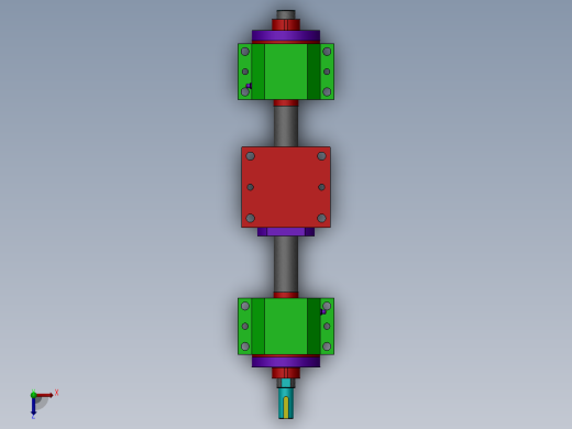 丝杠传动组件俯视缩略图
