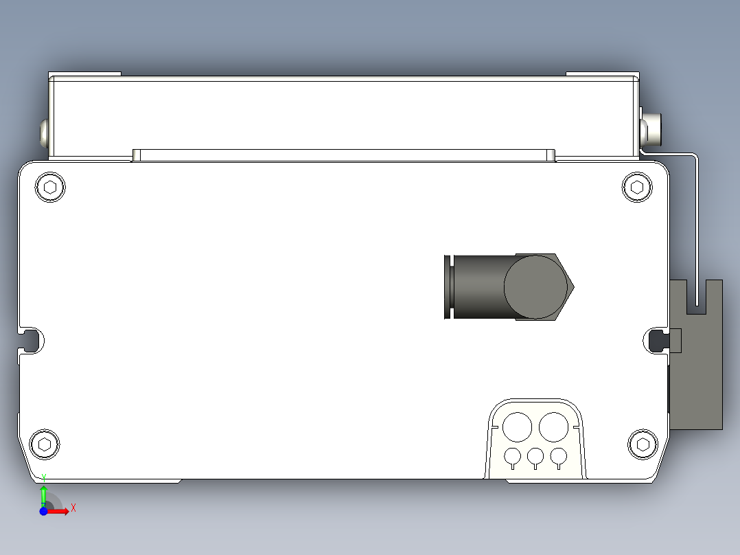 Toyo东佑达直线模组-ECH17-200-M-400W前视图