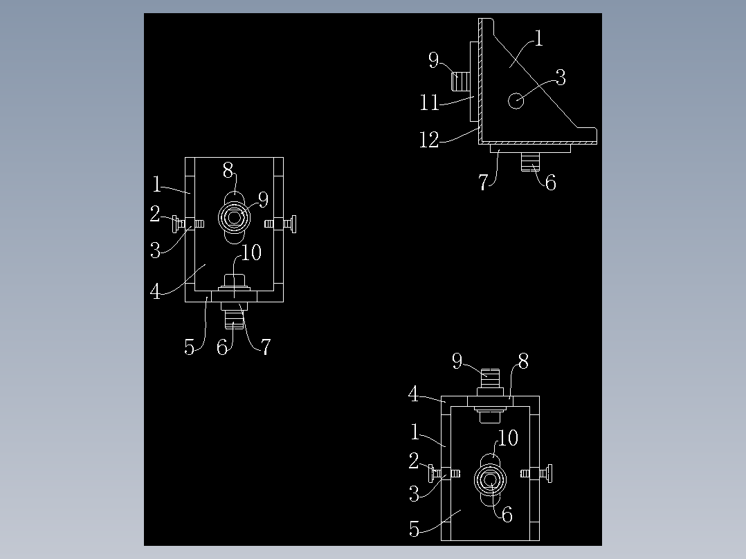型材框内置连接结构
