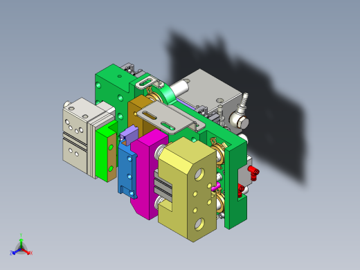 自动侧翻边机构